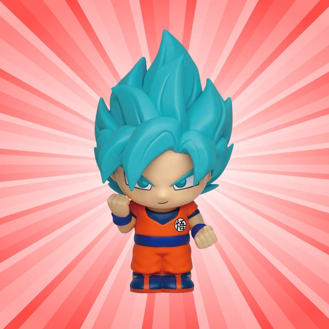Dragon Ball Super PVC Figural Bank – Goku(Super Saiyan God Super Saiyan)