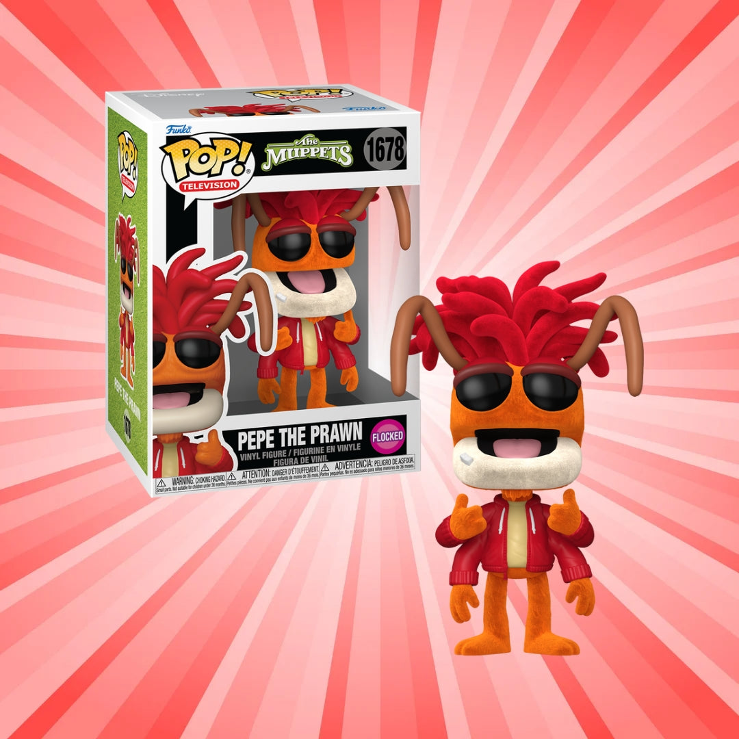 Funko POP TV: Muppets - Pepe the Prawn(Flocked) #1678