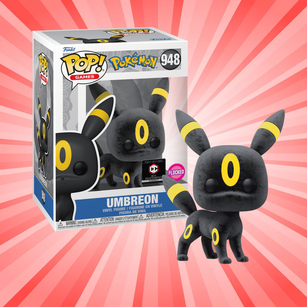 Funko Pop! Pokemon Umbreon #948 (FLOCKED) Chalice Collectibles Exclusive