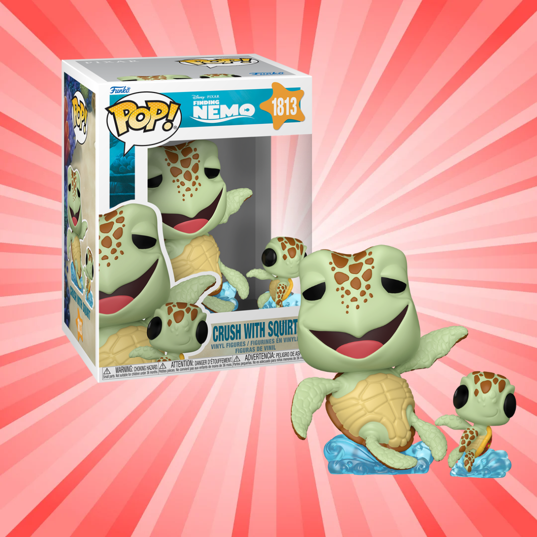 Funko Pop! Pixar: Finding Nemo - Buddy Crush with Squirt #1813