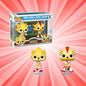 Funko POP Games: Sonic The Hedgehog - Super Sonic & Super Shadow 2pc (FLOCKED)