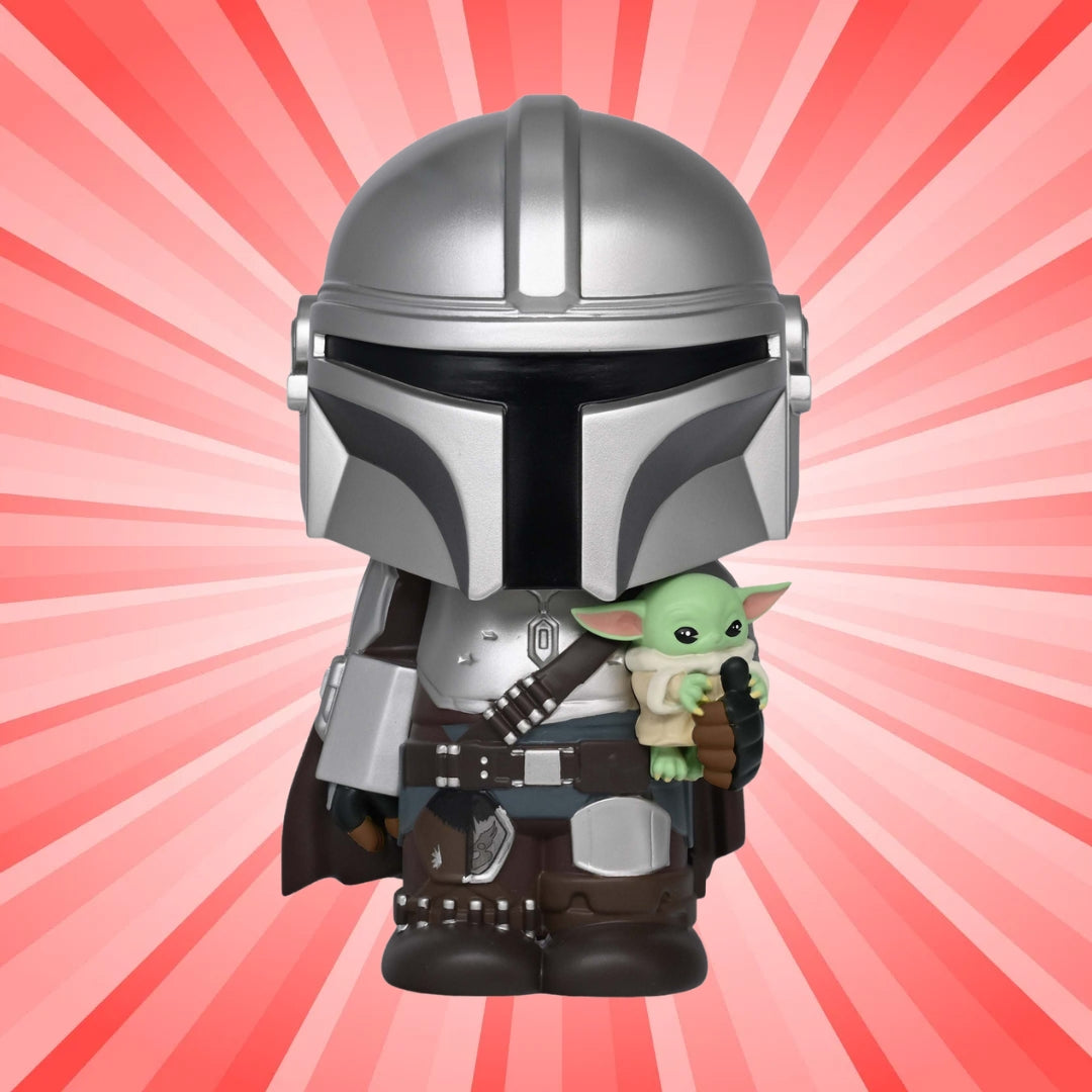 Star Wars - Mandalorian with Grogu PVC Figural Bank