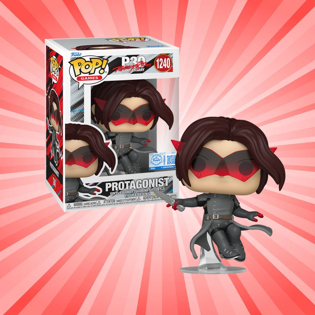 Funko POP Games: Persona 30th Anniversary - Protagonist(P5X) #1240 Funko Special Edition