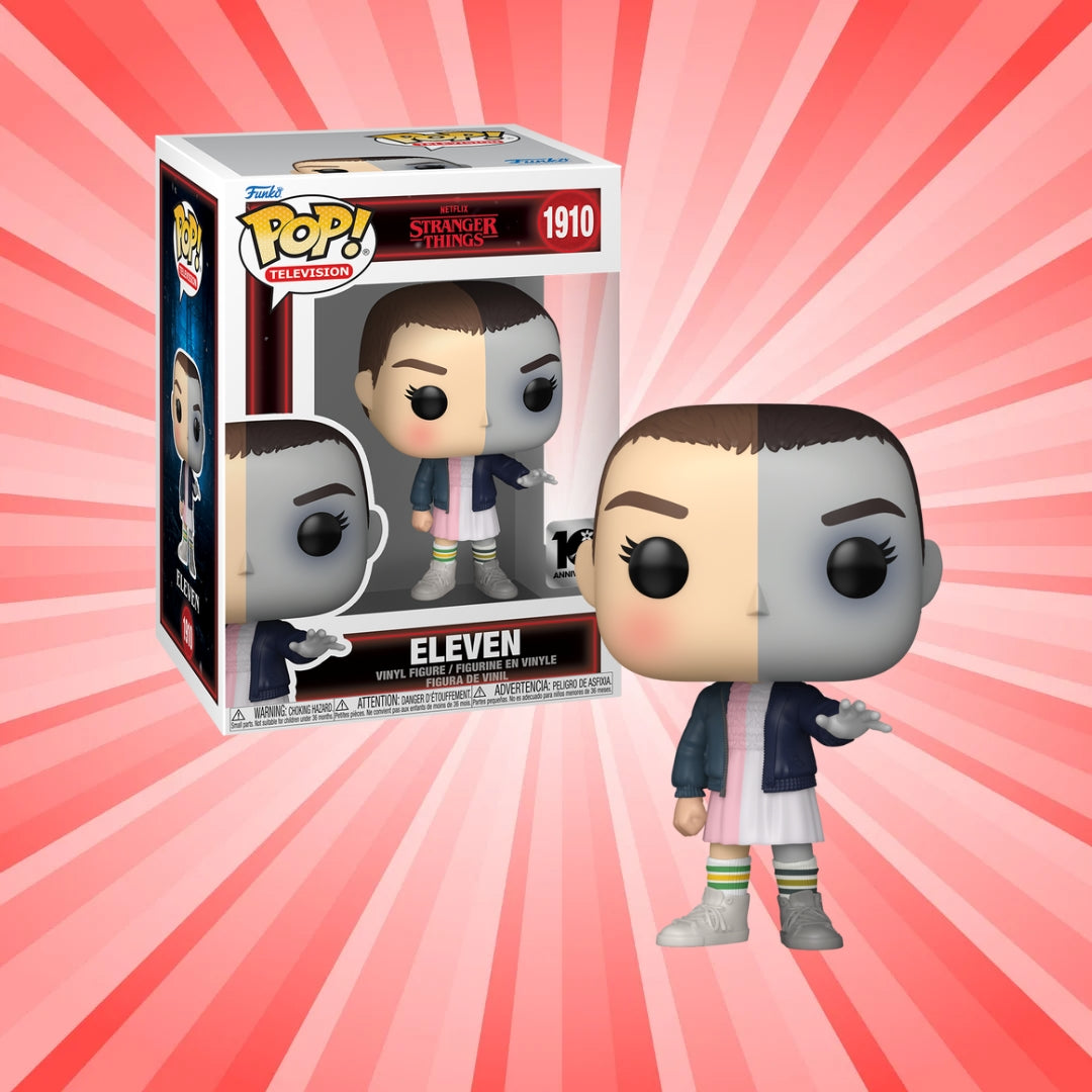 Funko POP TV: Stranger Things S7- Eleven Split #1910 10th Anniversary