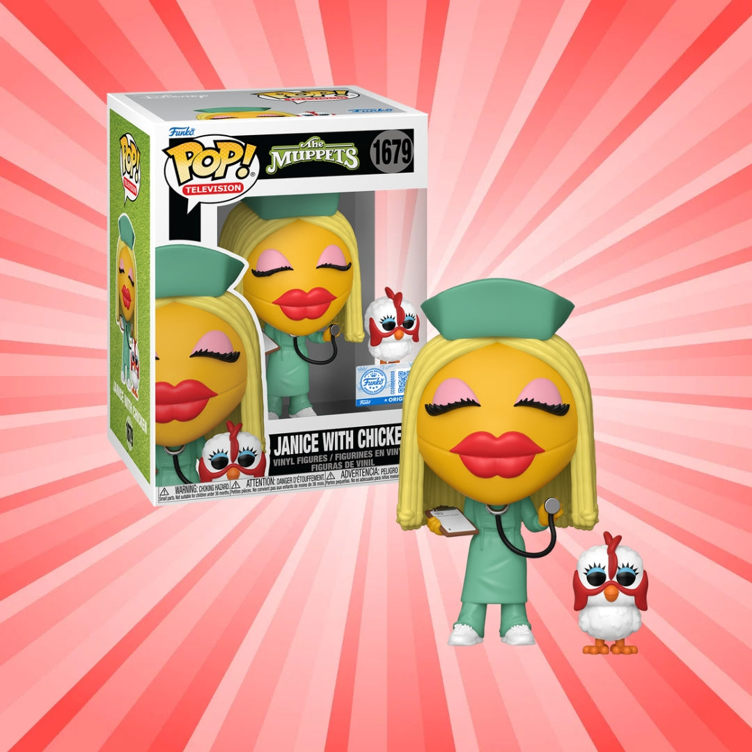 Funko POP!: Muppets- Nurse Janice w/Chicken Funko Special Edition #1679