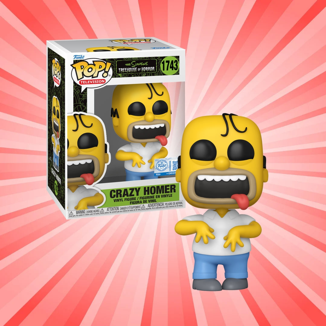 Funko POP TV: Simpsons Treehouse of Horror - Crazy Homer #1743 Funko Special Edition